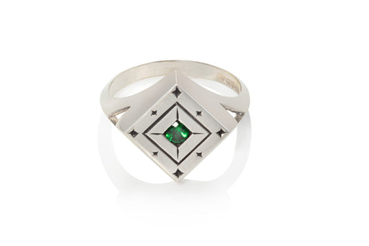 Marquess Signet Ring in Sterling Silver