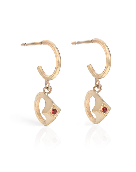 Dauphin Hoop Earrings