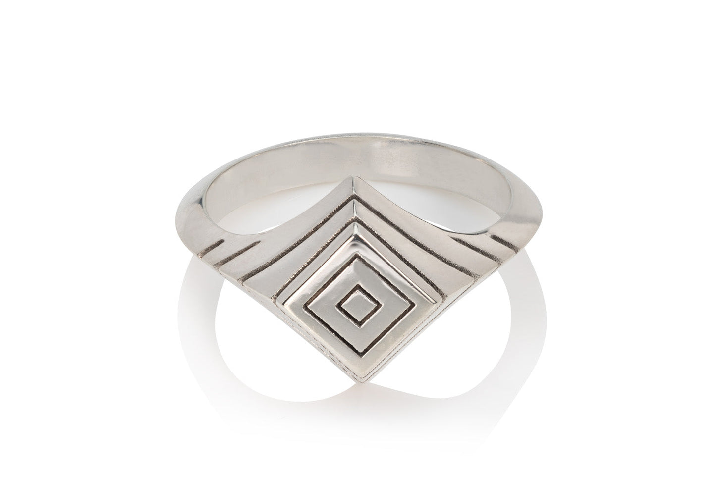 Knight Signet in Sterling Silver