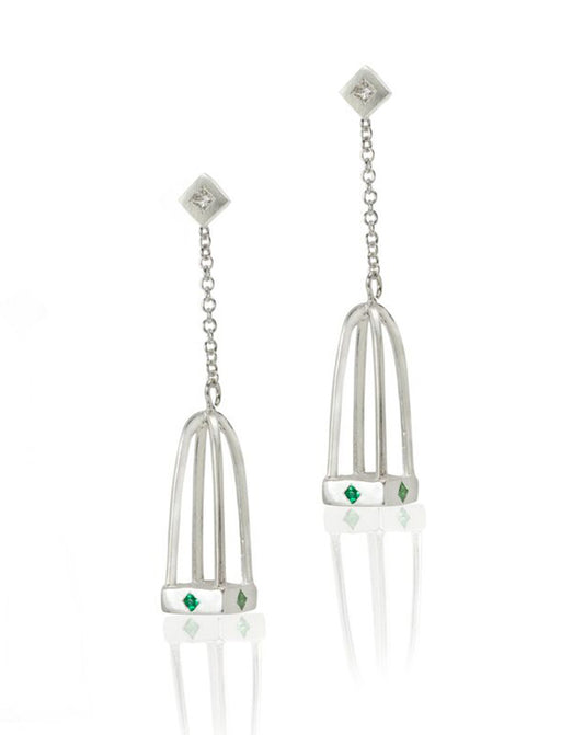 Long Cathedral Earrings